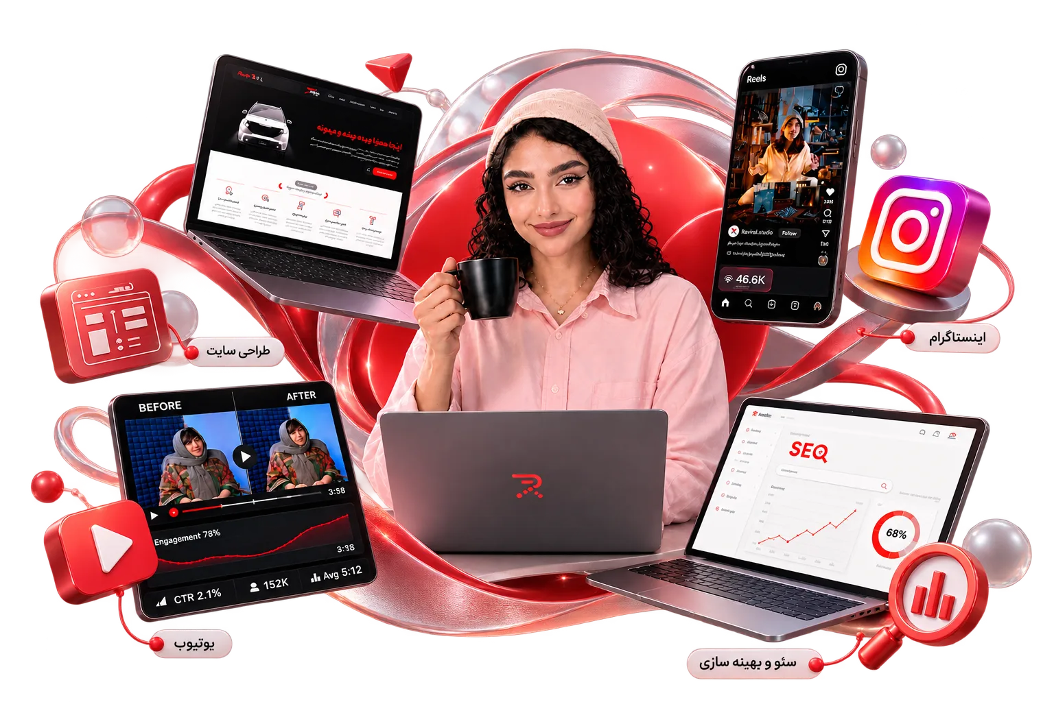 استودیو تولید محتوا راویرال