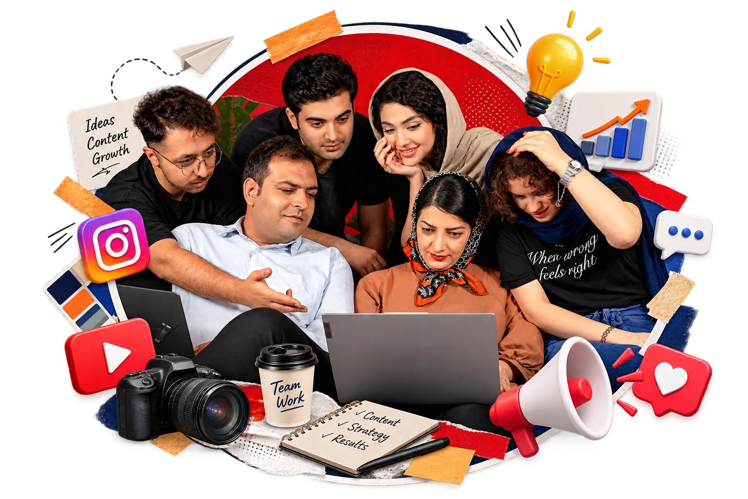 تیم تولید محتوا راویرال