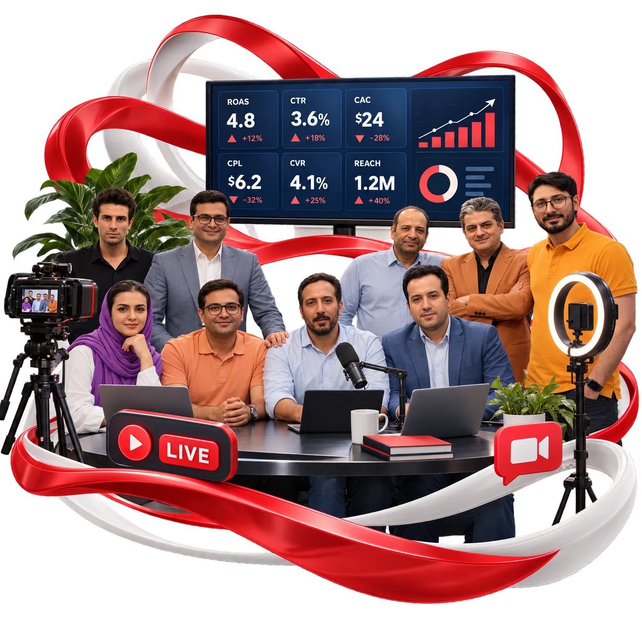 Ravirale live digital marketing team true transparent