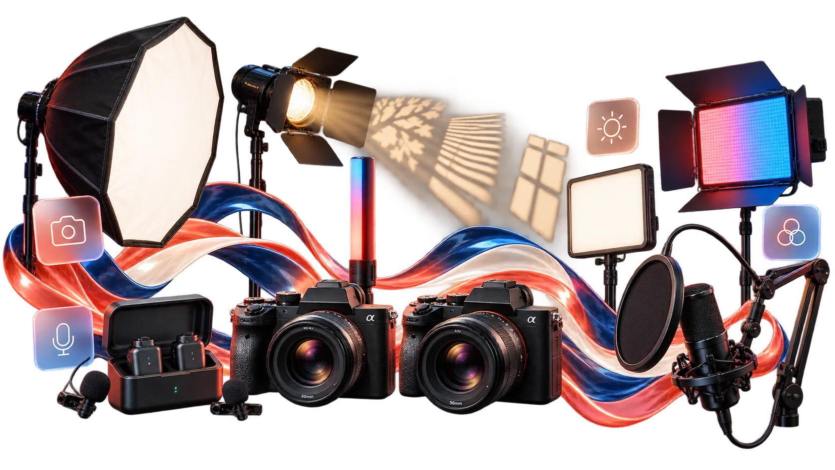 Ravirale studio equipment fullwidth transparent